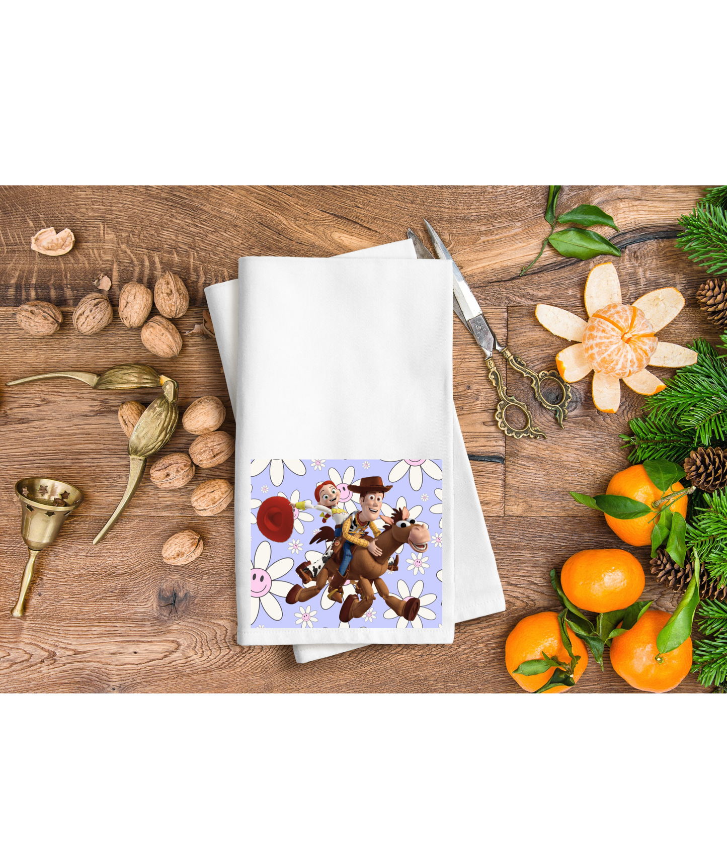 Ride em cowboy tea towel