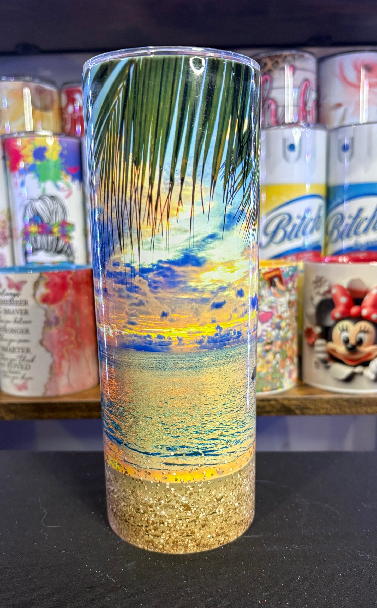 Sunset Shores 20 oz tumbler