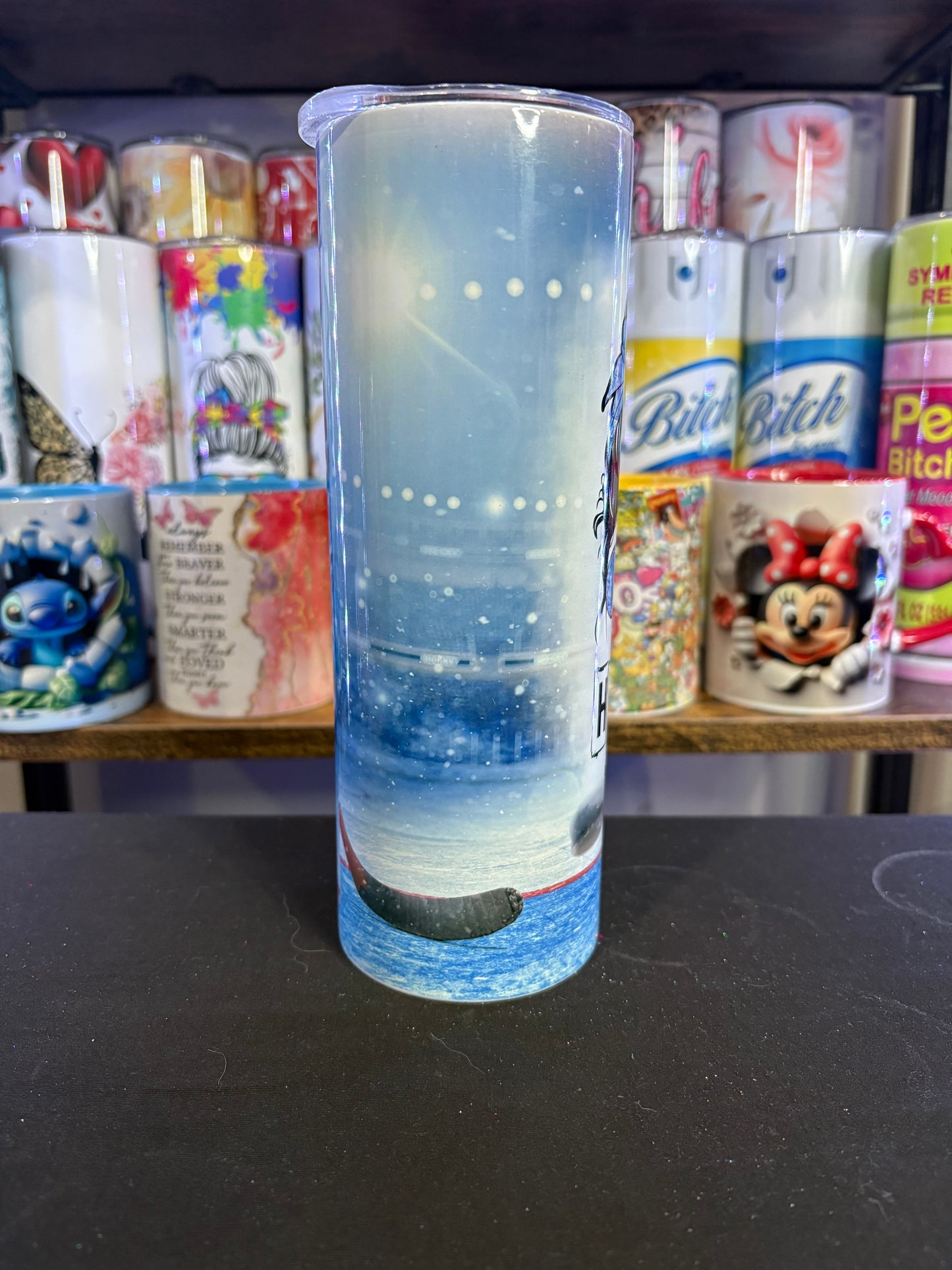 Hockey mom 20 oz tumbler