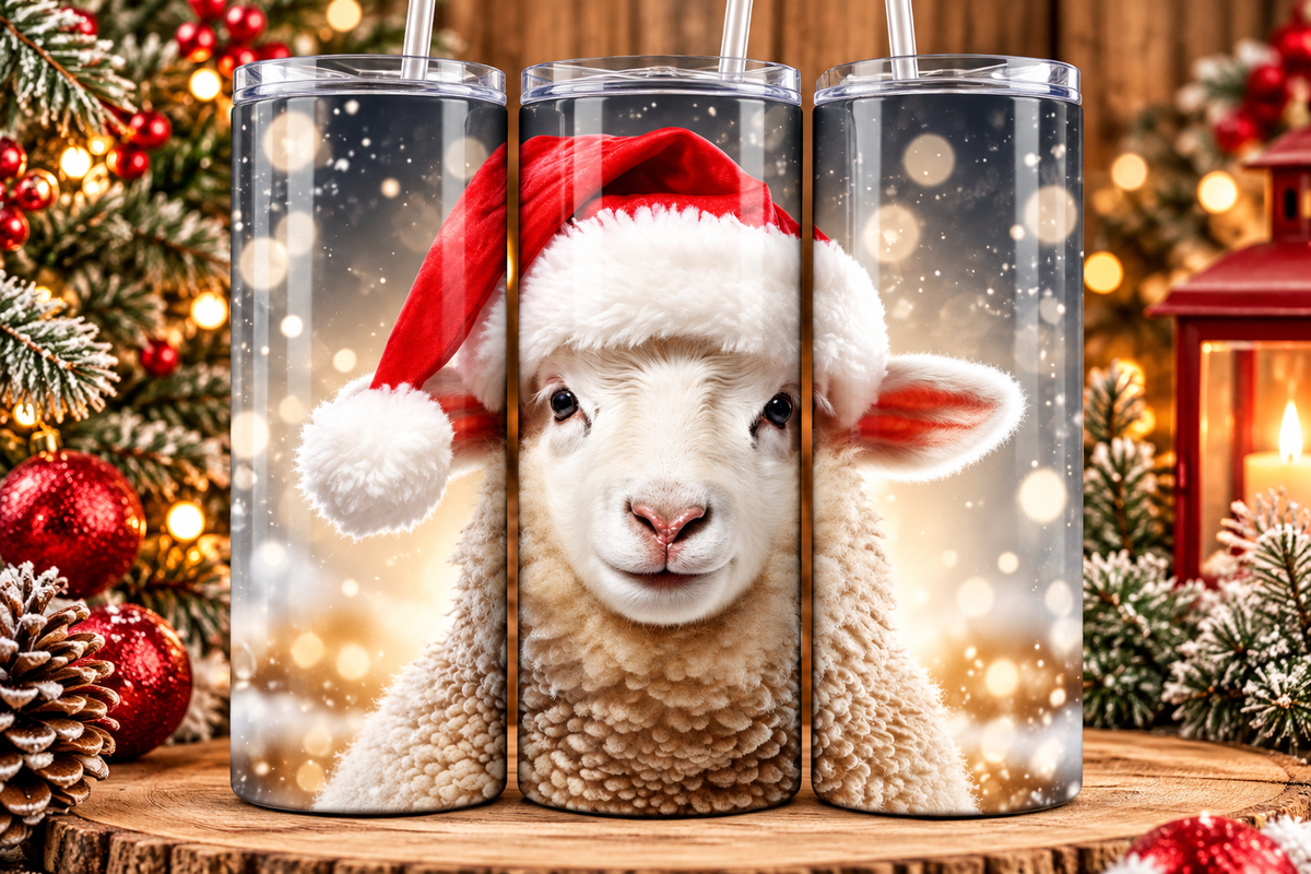 Christmas Sheep 20 Oz Tumbler