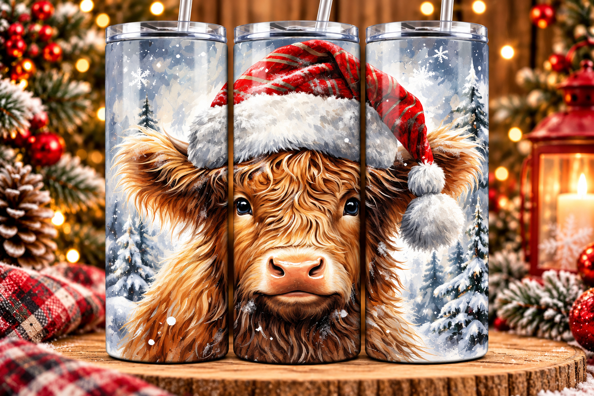 Highland Cow 20 Oz Tumbler
