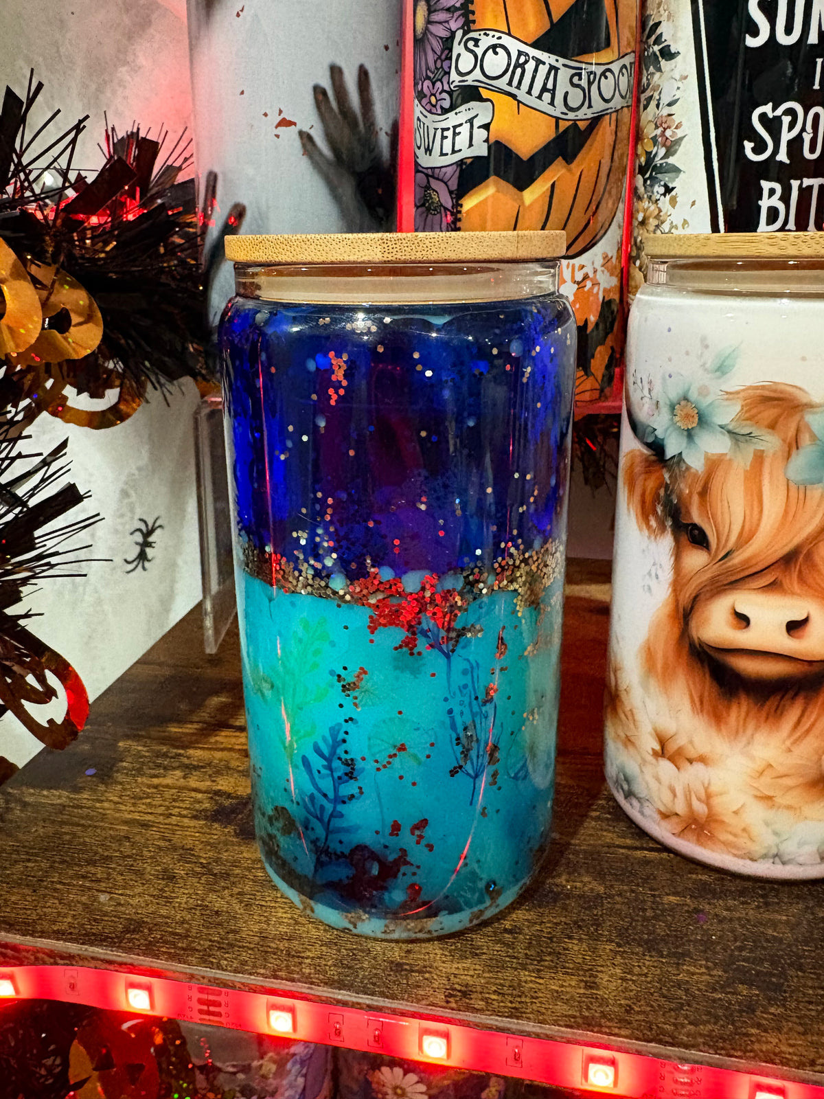 Under The Sea Snow Globe Tumbler
