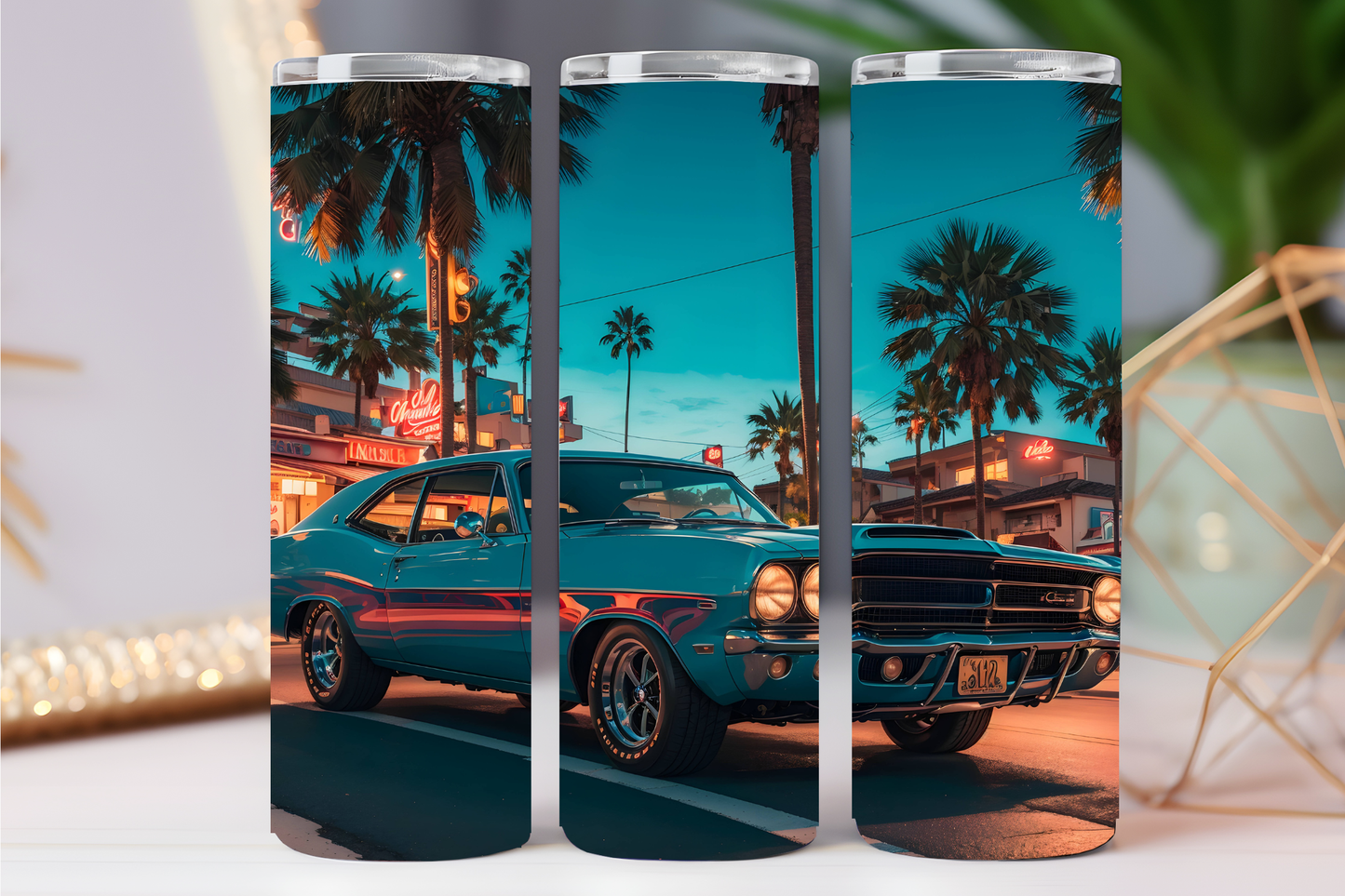 Oldies car 2 20 oz tumbler
