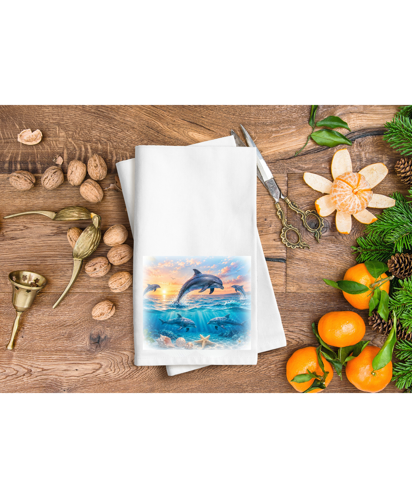 Beach vibes hand towel