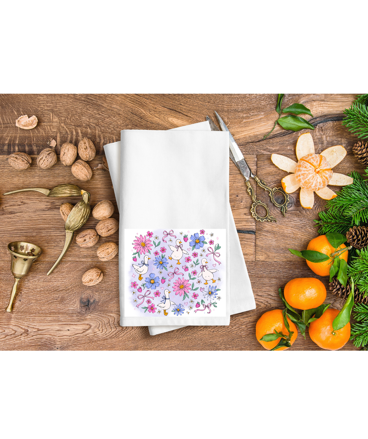 Goose on the loose hand towel