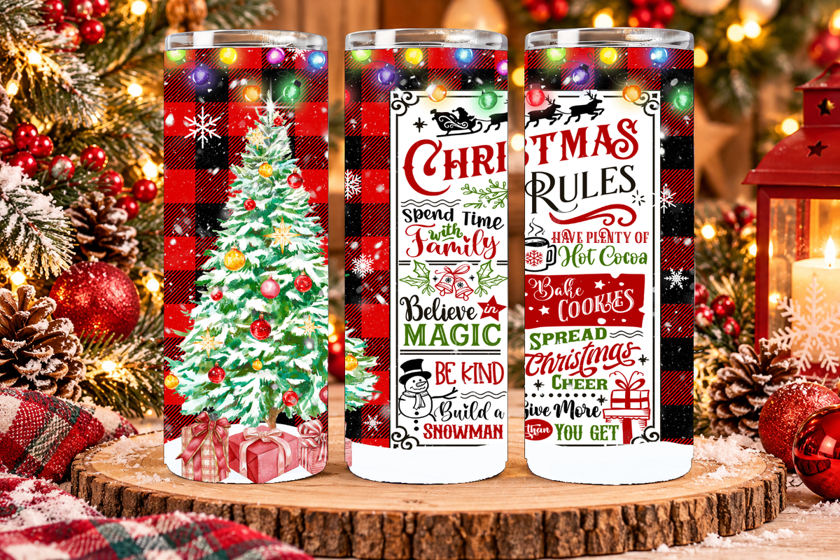 Christmas Rules 20 Oz Tumbler