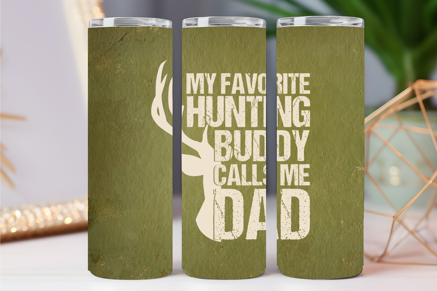 My fav hunting buddy 20 oz tumbler
