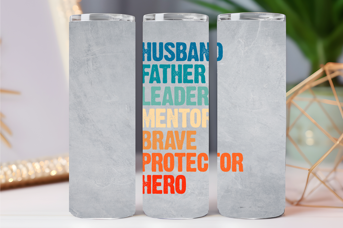 Husband, Father, Hero 20 oz tumbler