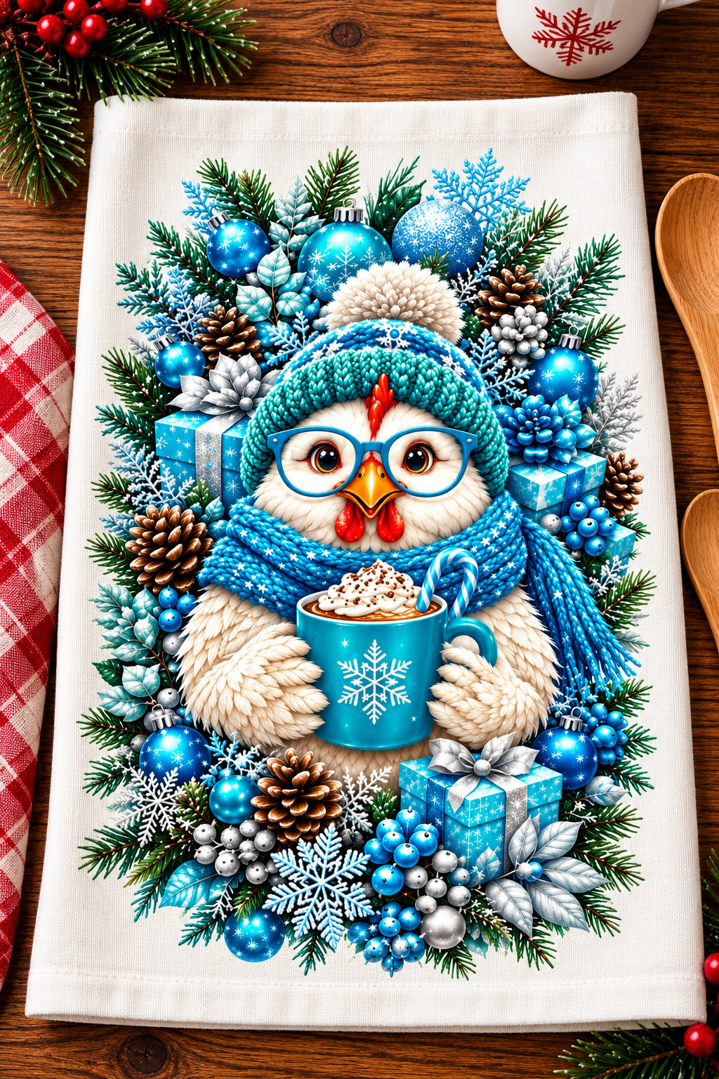 The Cutest Chicken Hand Towel