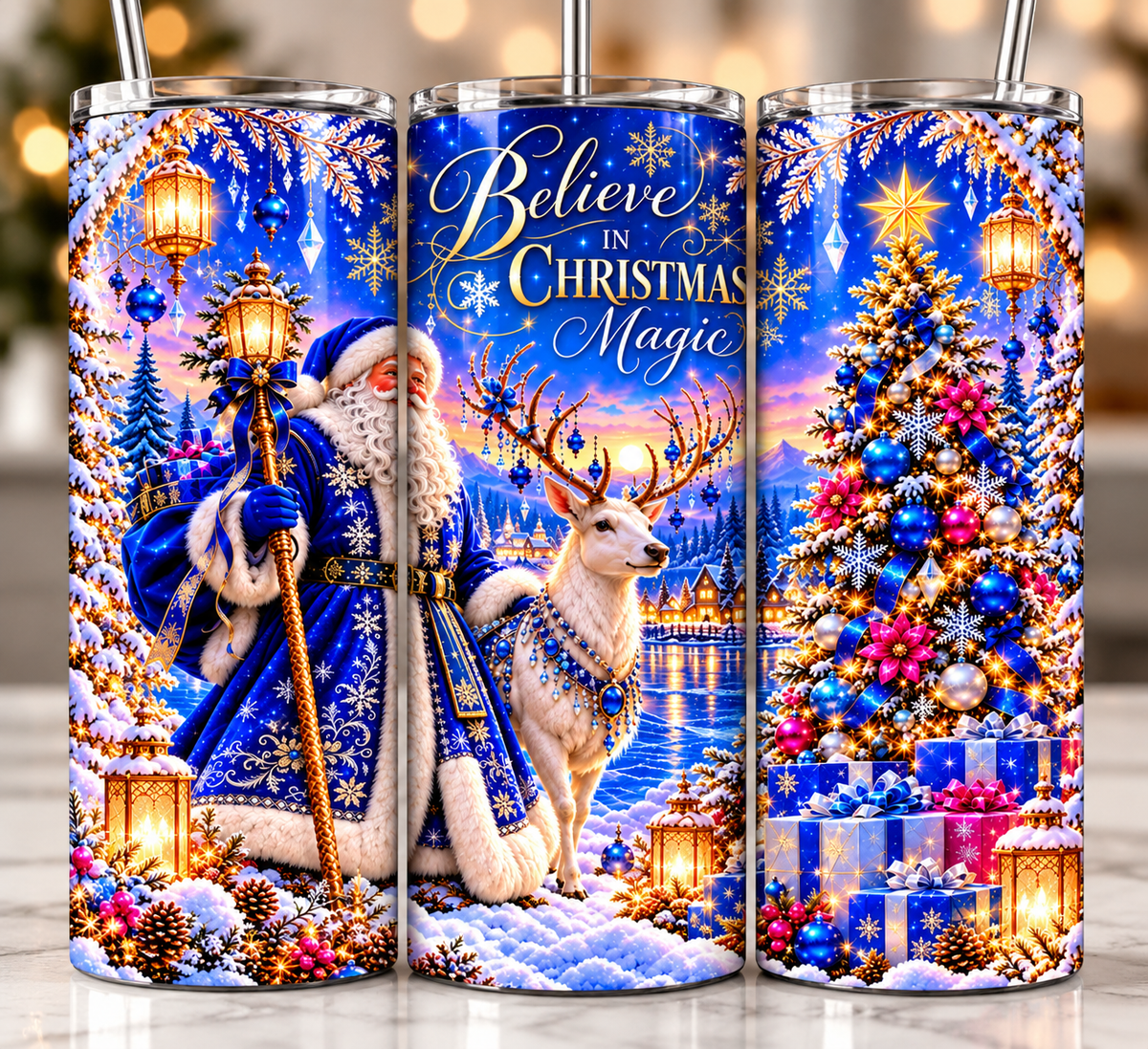 Believe In Christmas Magic Tumbler