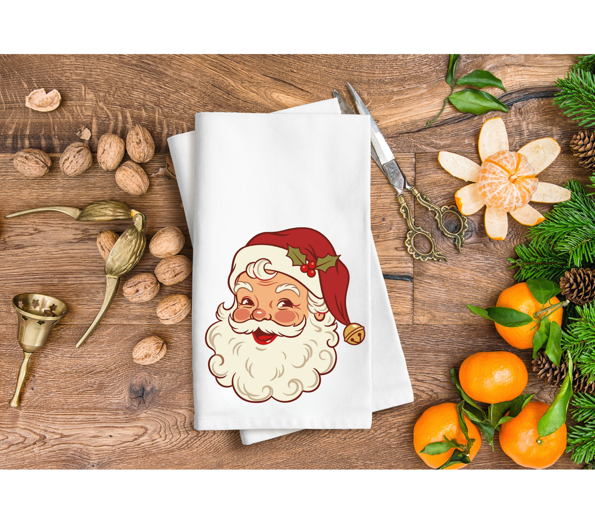 Santa hand towel
