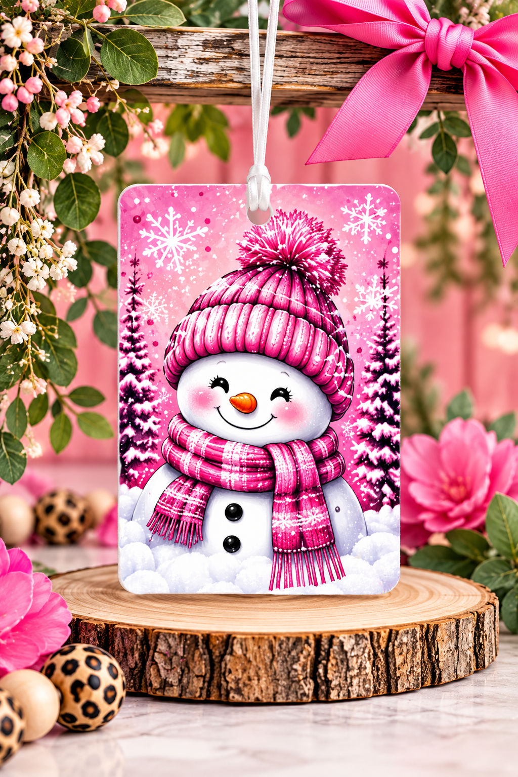 The Cutest Snow Lady Sublimated Freshie