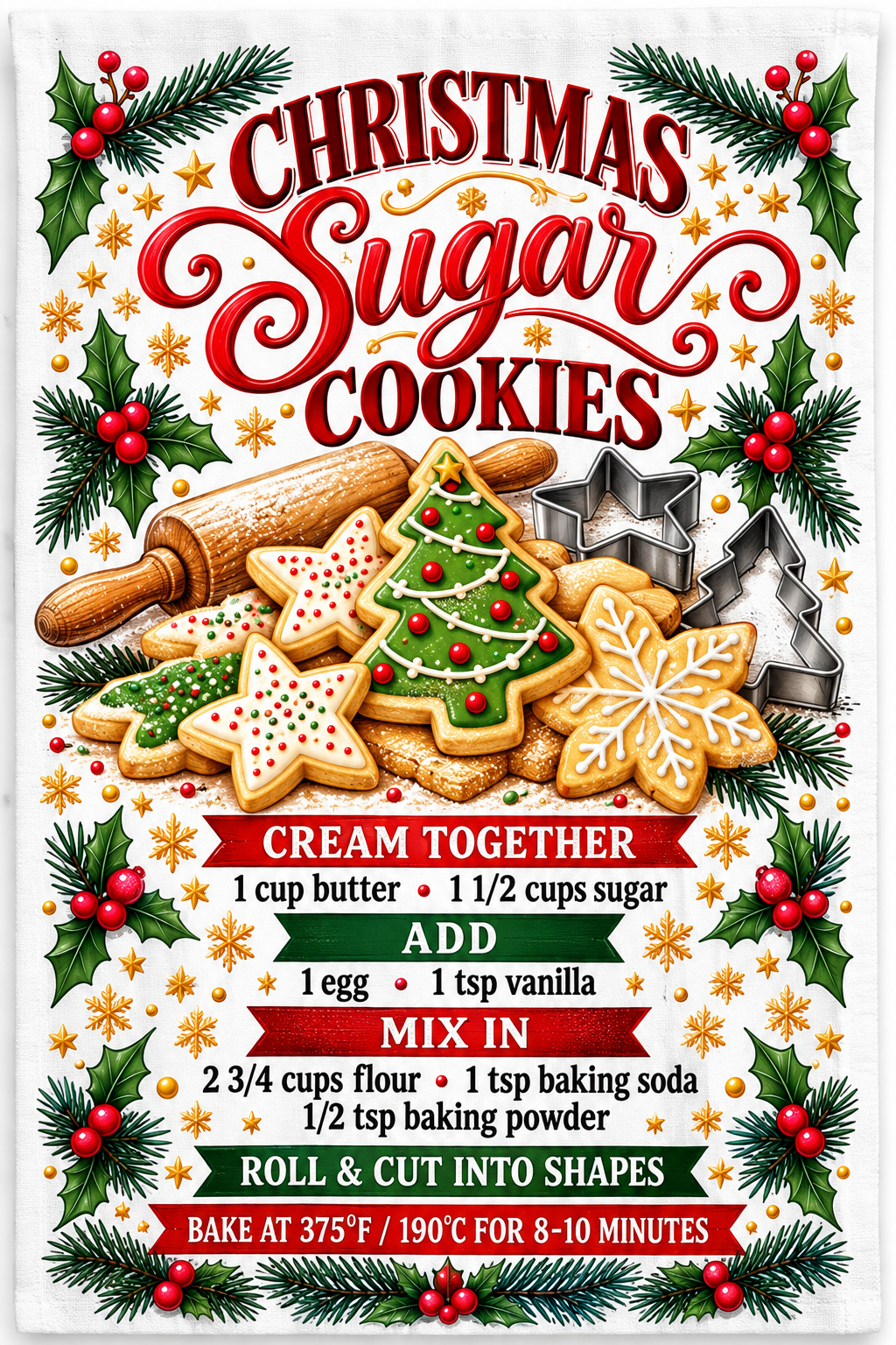 Sugar Cookies Hand Towel