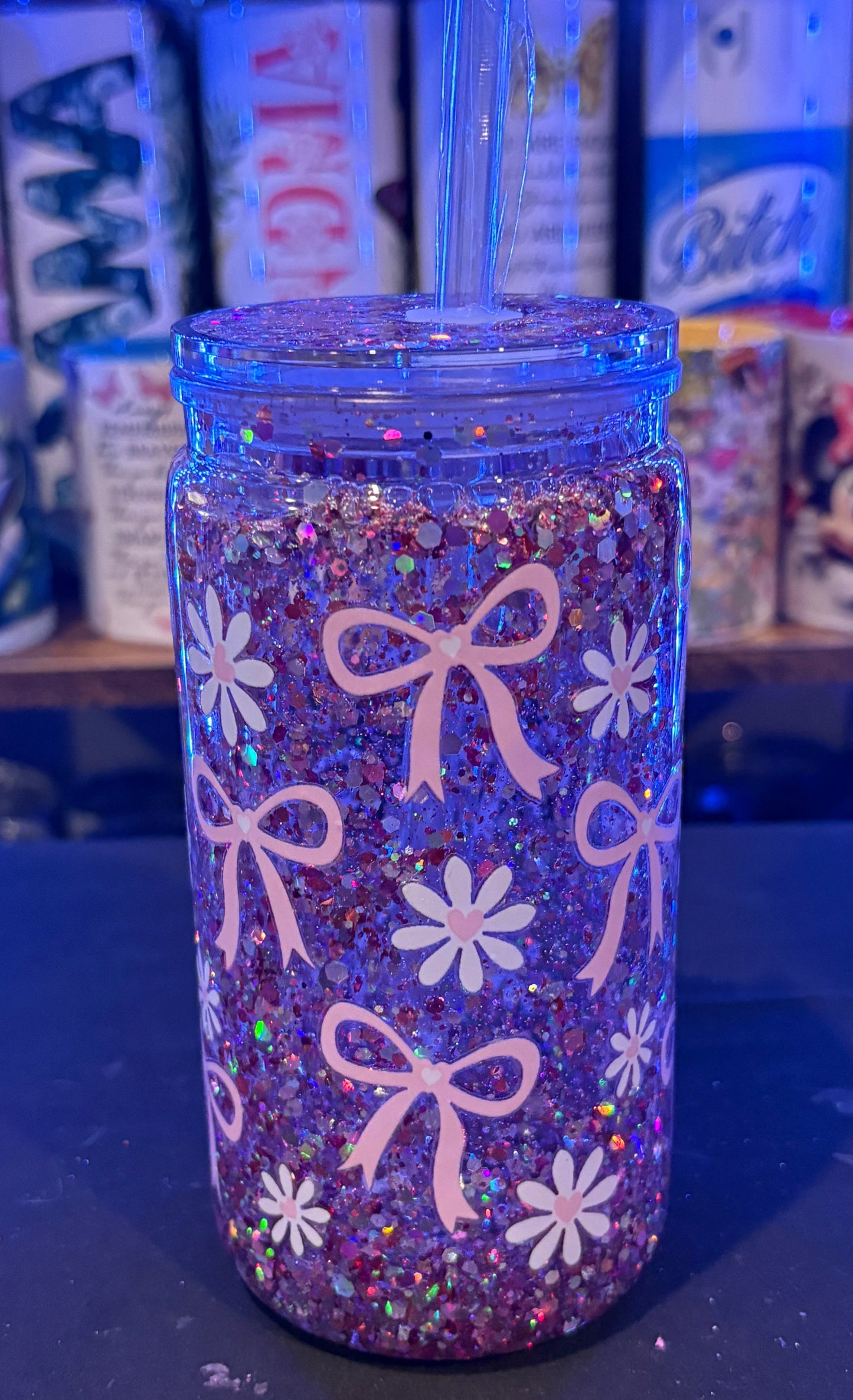Snow globe tumblers