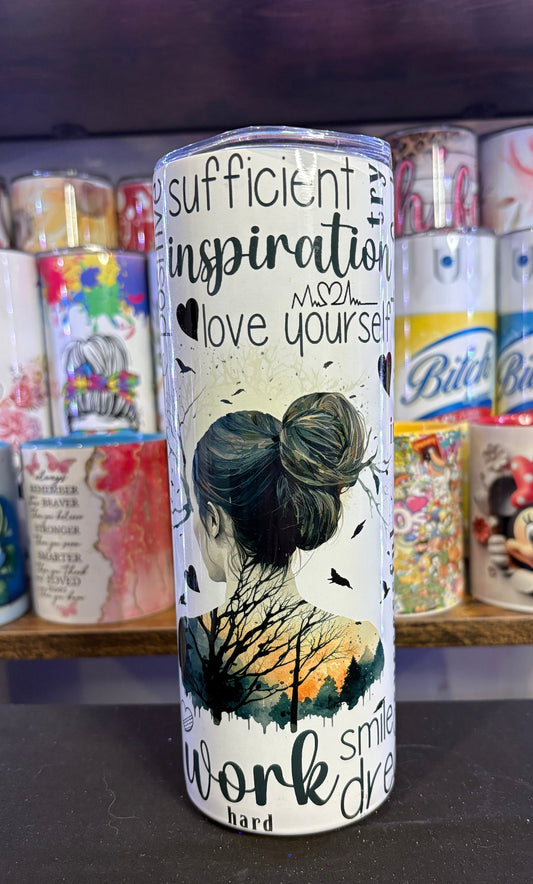 She Believed 20 oz tumbler