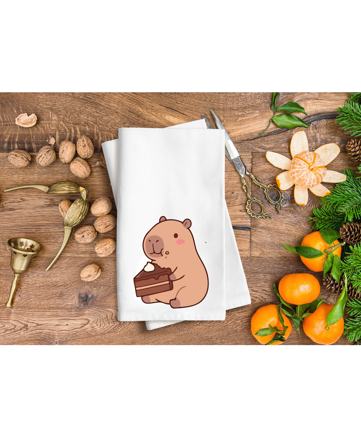 Cappy and Cake hand towel