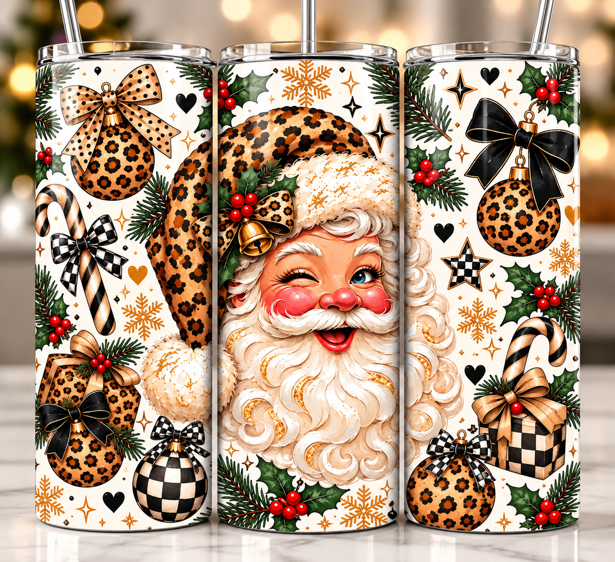 The Cutest Santa Tumbler