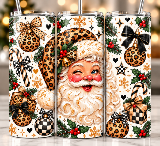 The Cutest Santa Tumbler