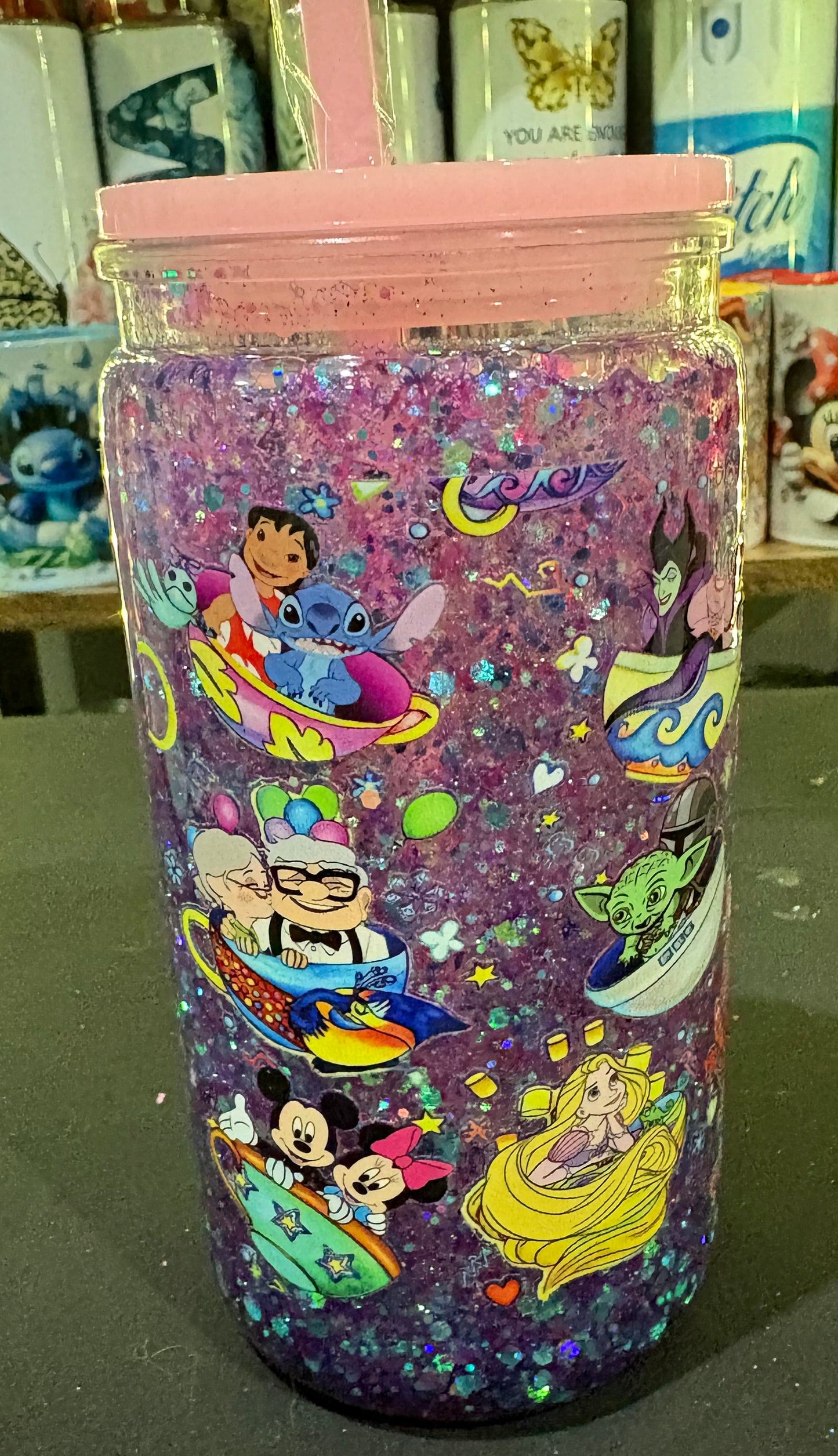 Snow globe tumblers