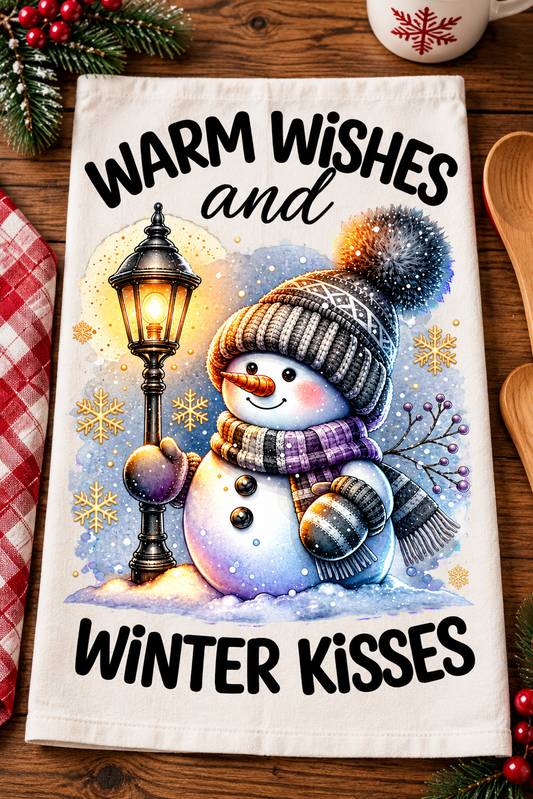 Winter Kisses Hand Towel