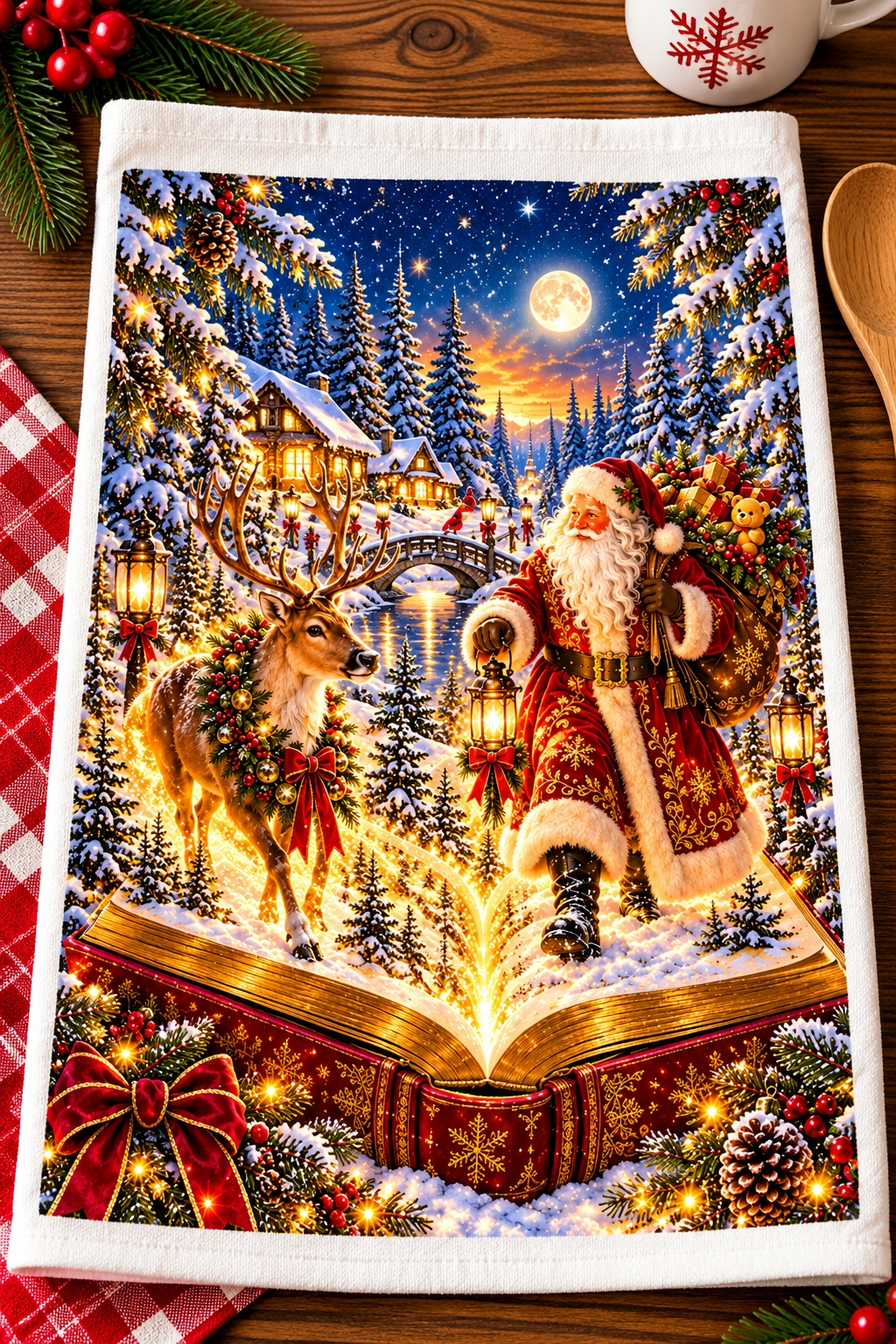 The Magical Book Hand Towel