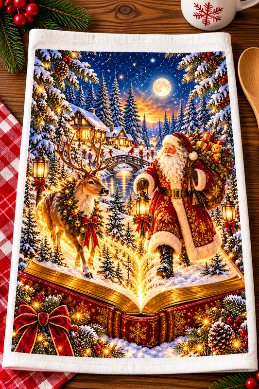 The Magical Book Hand Towel