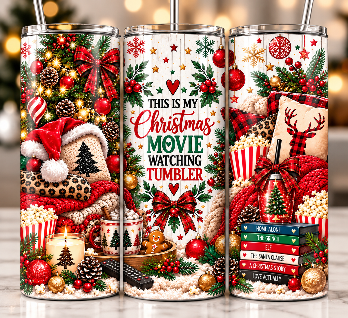 Christmas Movie Tumbler