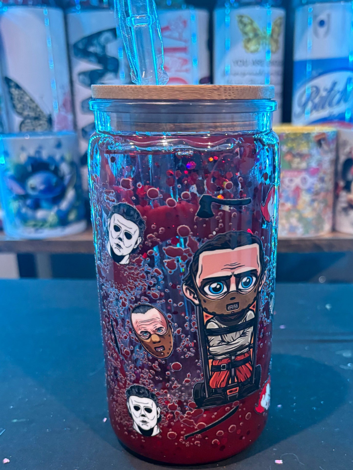 Snow globe tumblers