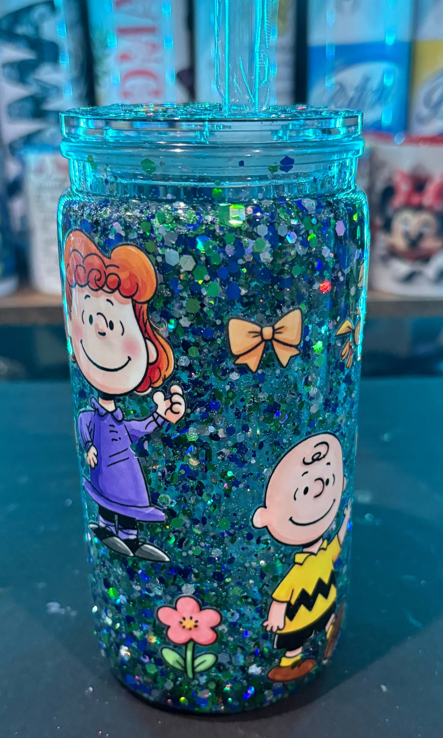 Snow globe tumblers