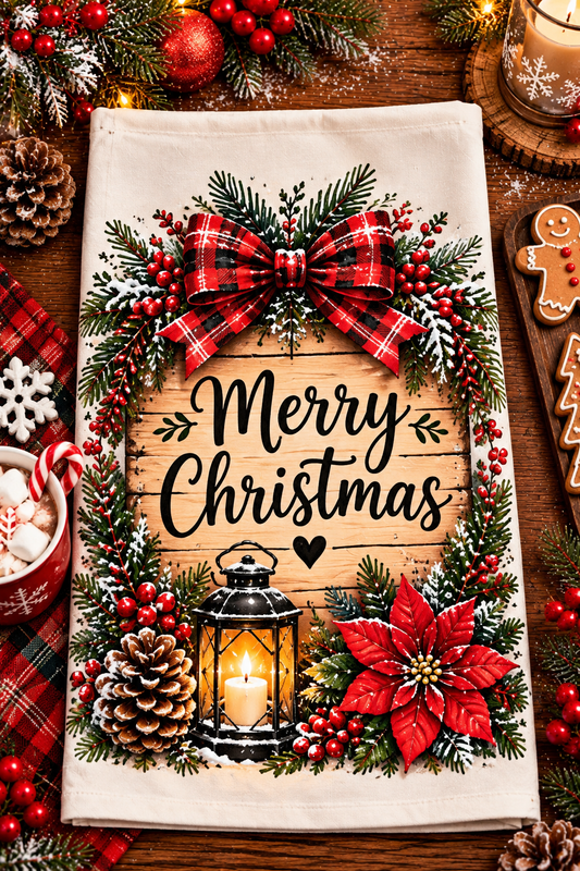 Merry Christmad Hand Towel