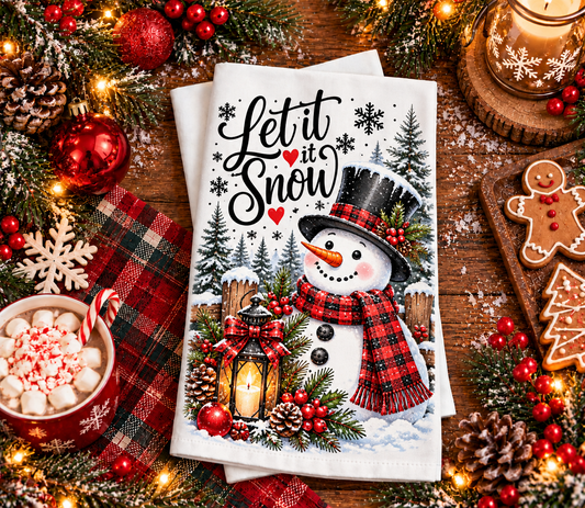 Let It Snow Hand Towel
