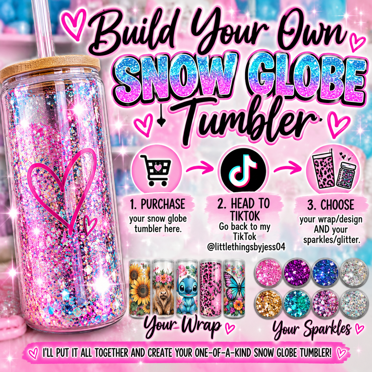 ✨ Build Your Own Snow Globe Tumbler ✨