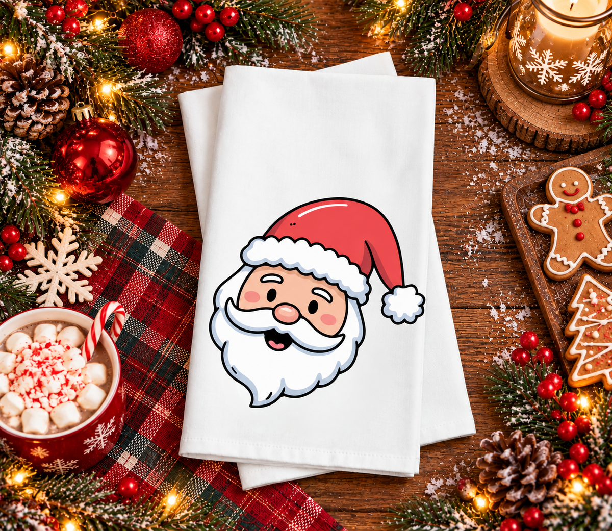 Sanntaaaa Hand Towel