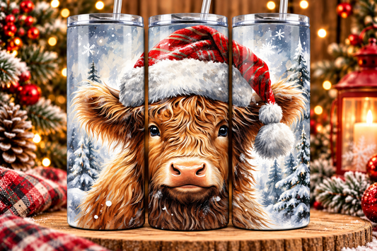 Highland Cow 20 Oz Tumbler