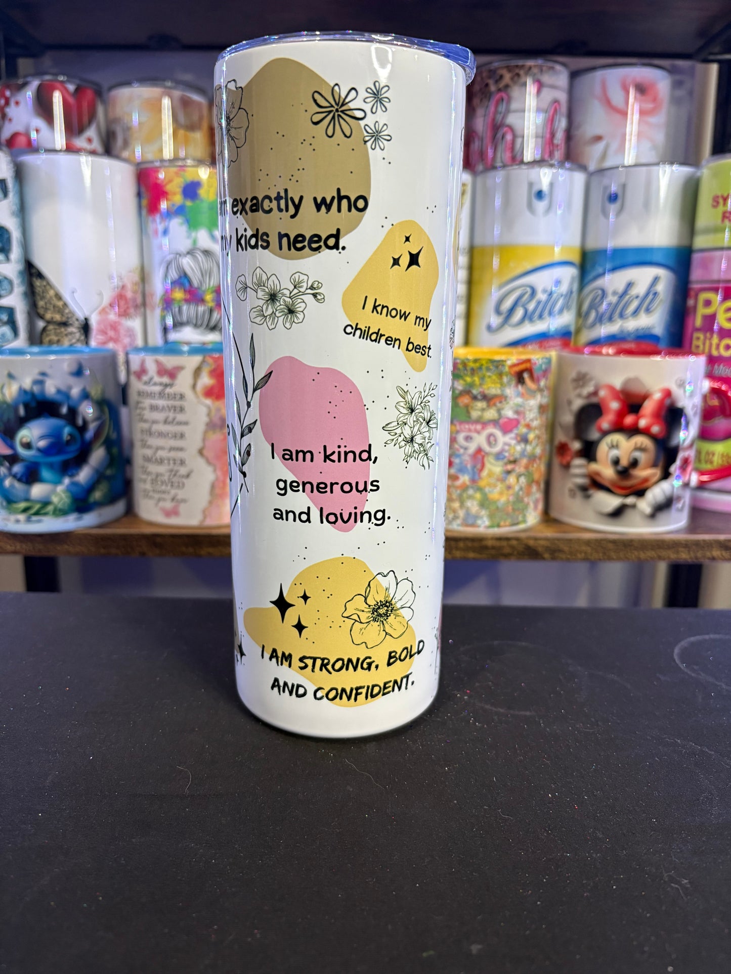 Mommy reminders 20 oz tumbler