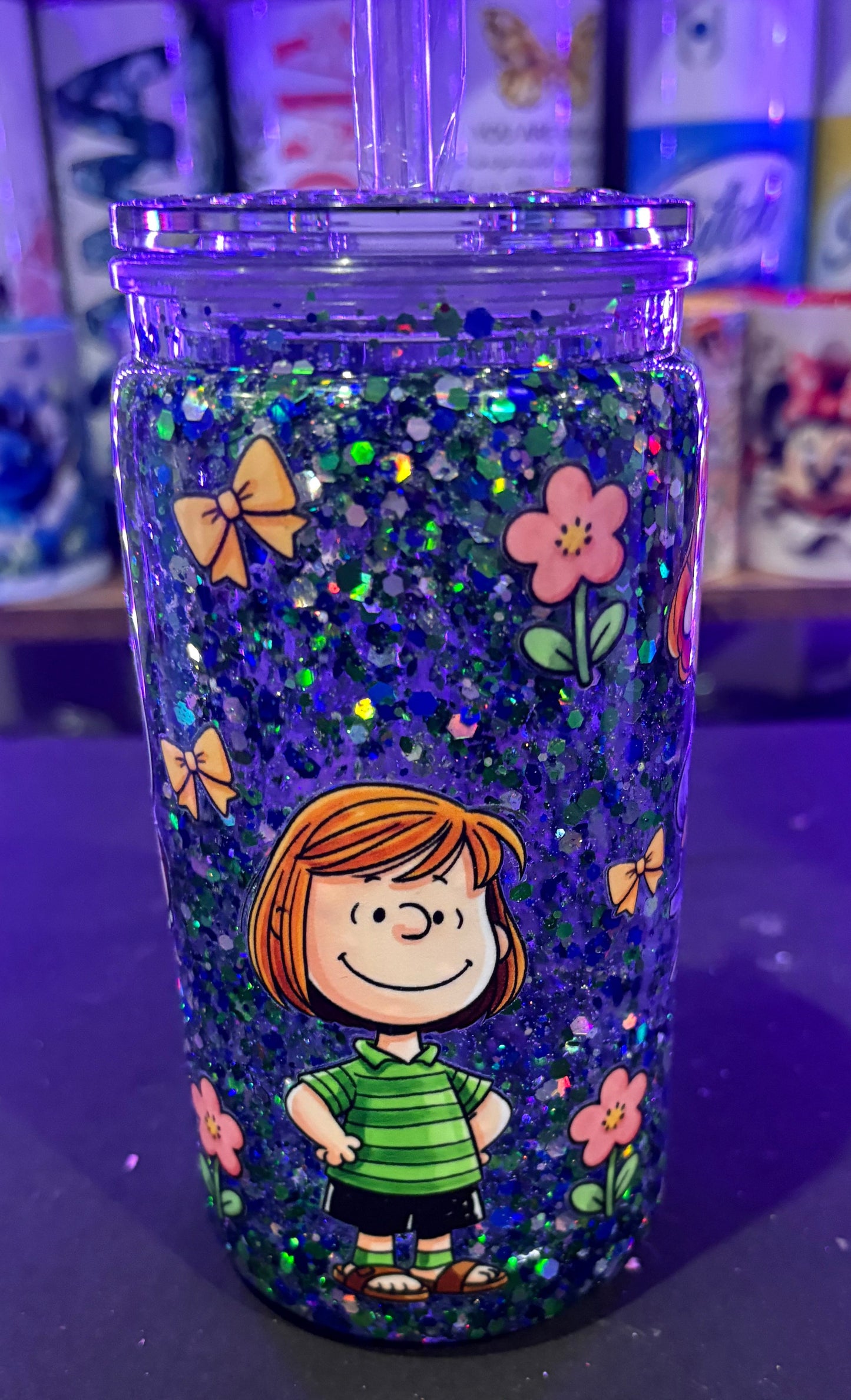 Snow globe tumblers