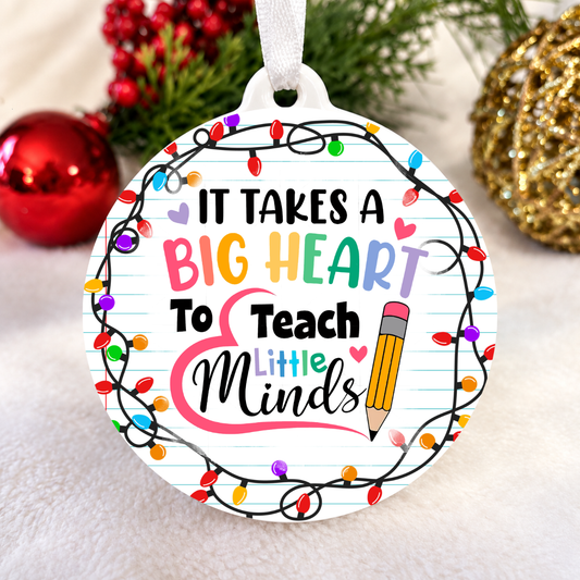 Little Minds Teacher Ornament