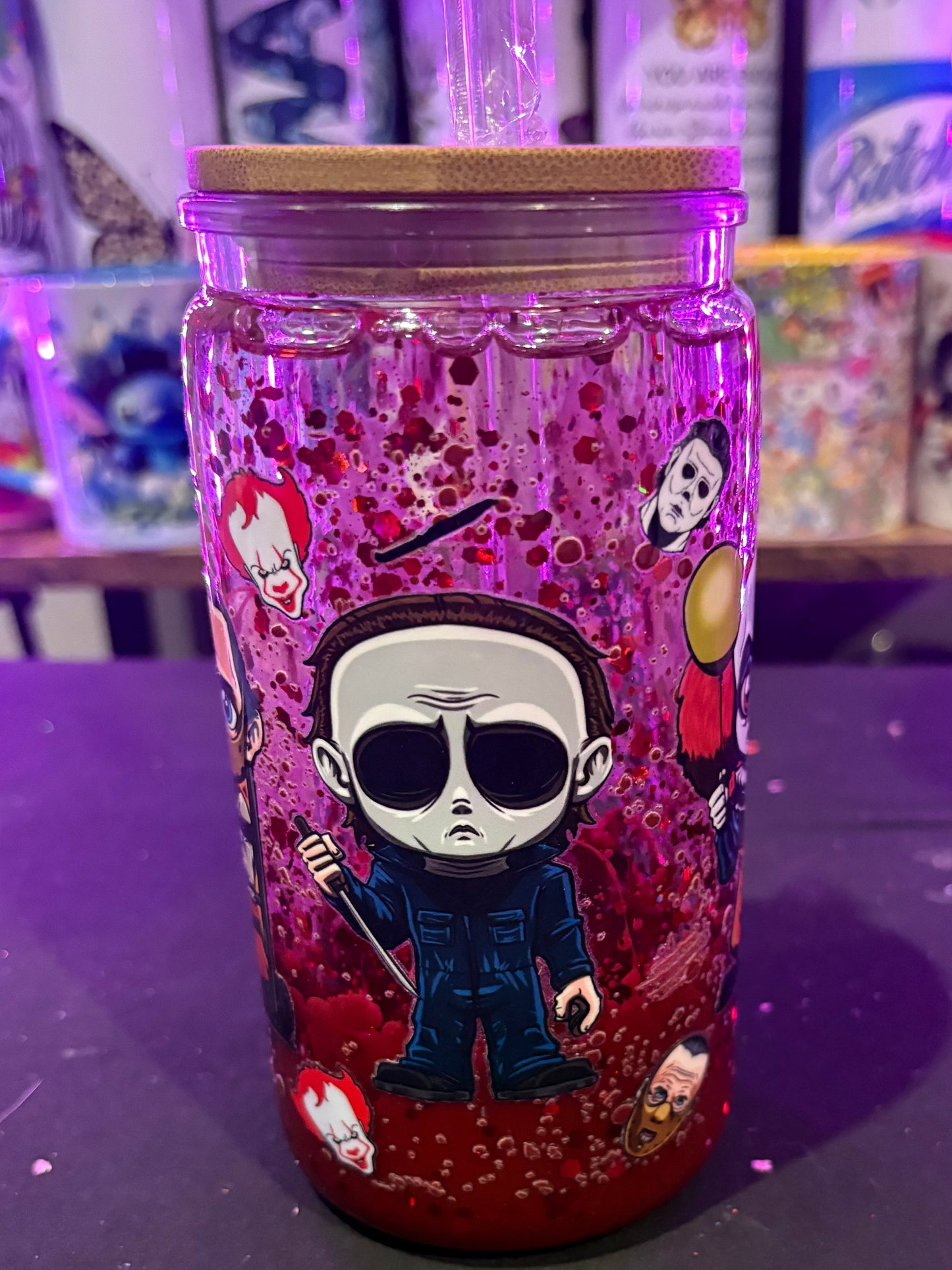 Snow globe tumblers