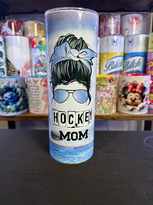 Hockey mom 20 oz tumbler