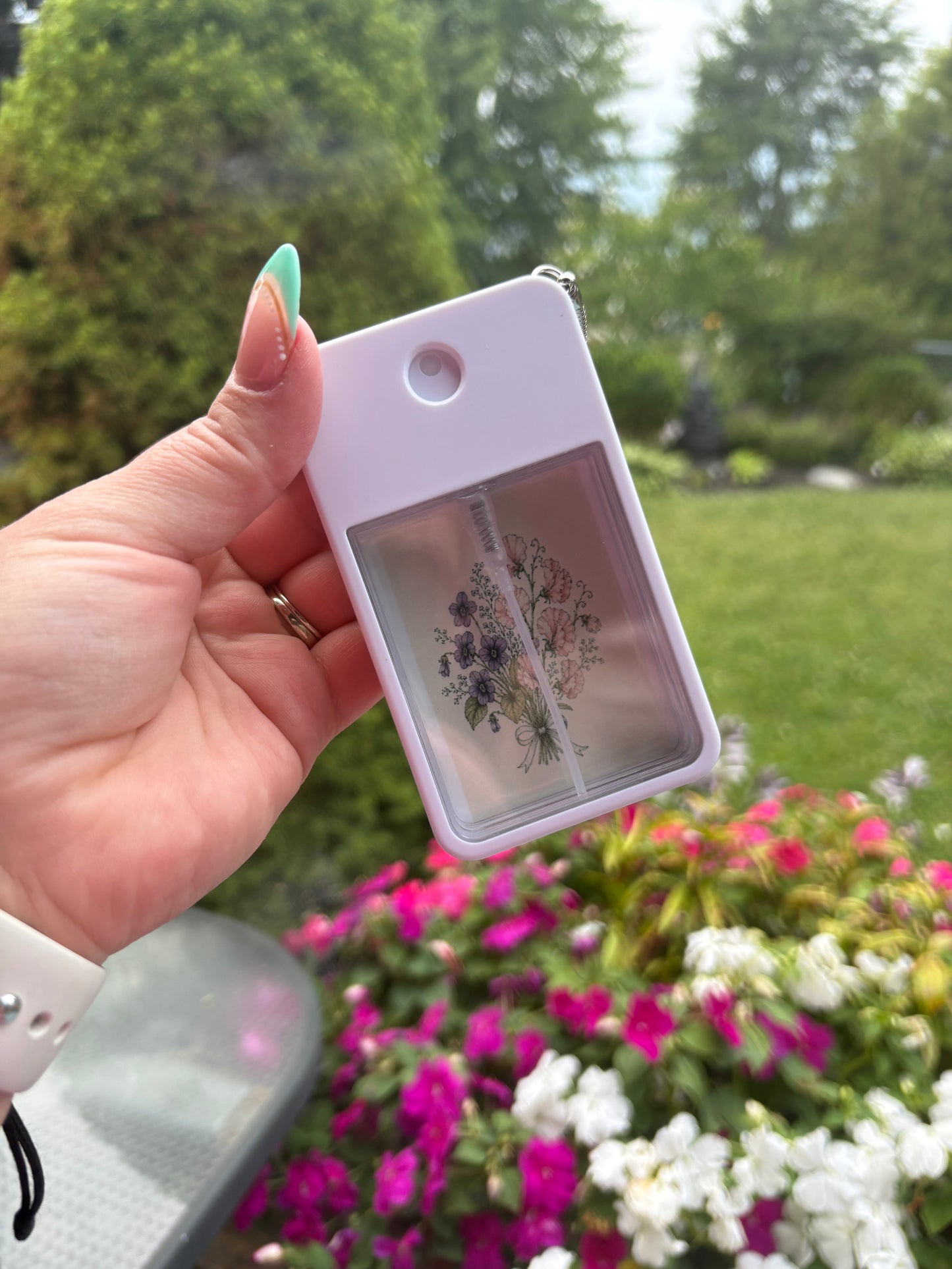 Sublimated spray bottle