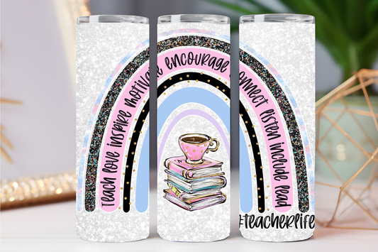 Motivational 20 oz tumbler