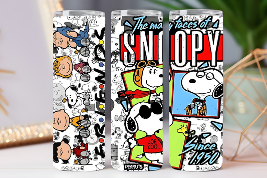 Snoopy 20 oz tumbler