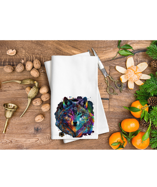 Wolfie Hand Towel