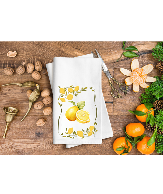Lemons, lemons and more lemons hand towel