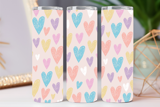 Pastal hearts 20 oz
