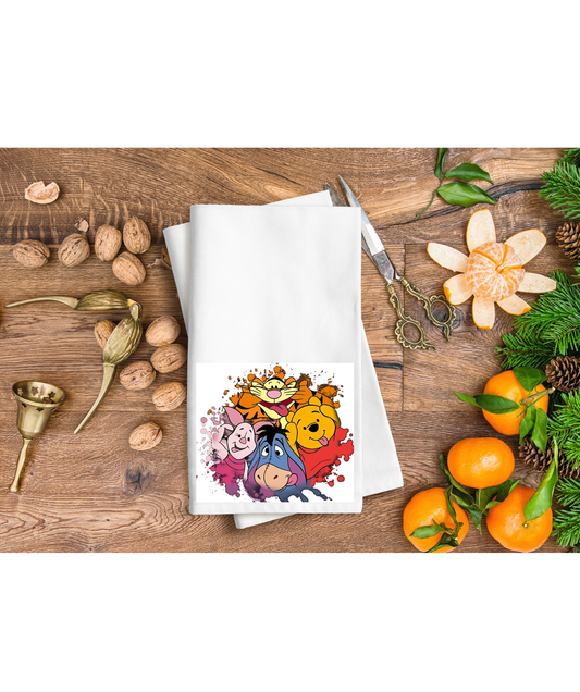Silly Winnie hand towel