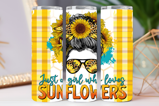 Just a sunflower girl