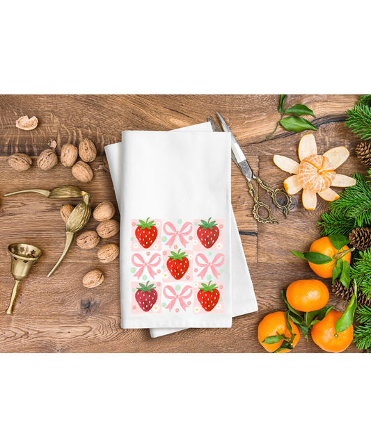 Pink and pretty hand towel