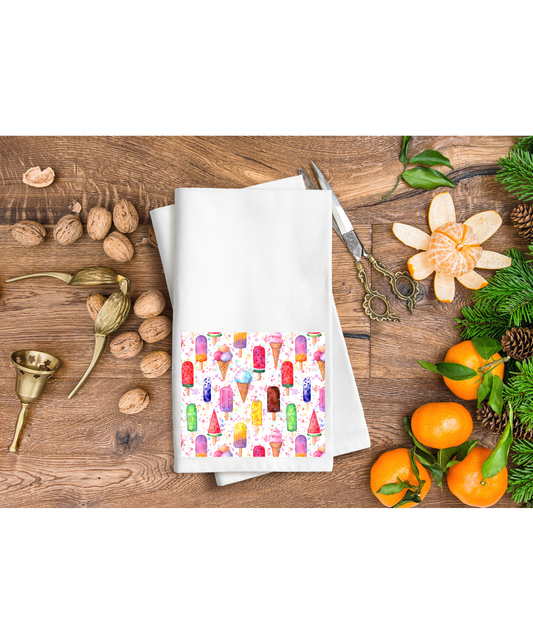 Ice cream dream hand towel