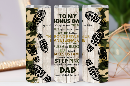 Bonus Dad 20 oz tumbler